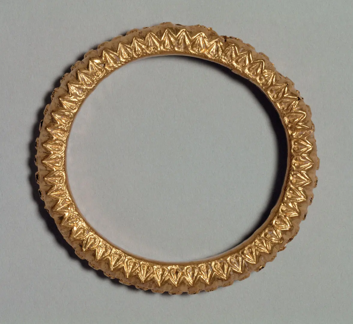 Armreif aus Goldblech