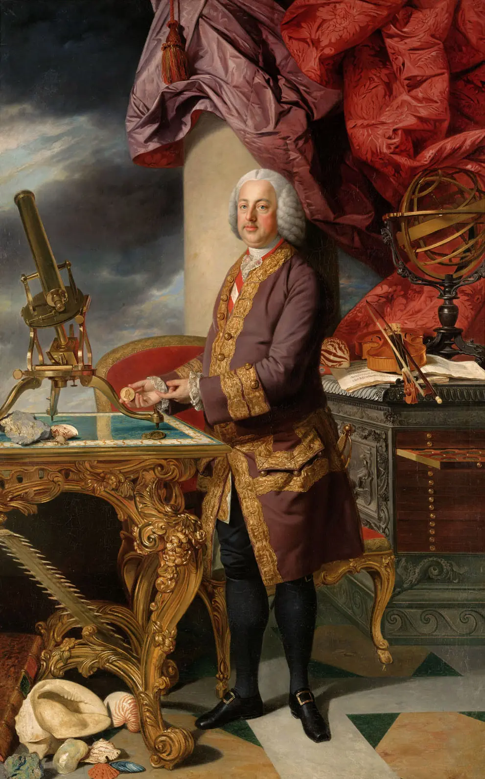 Herzog Franz Stephan I. von Lothringen (1708-1765), in ganzer Figur