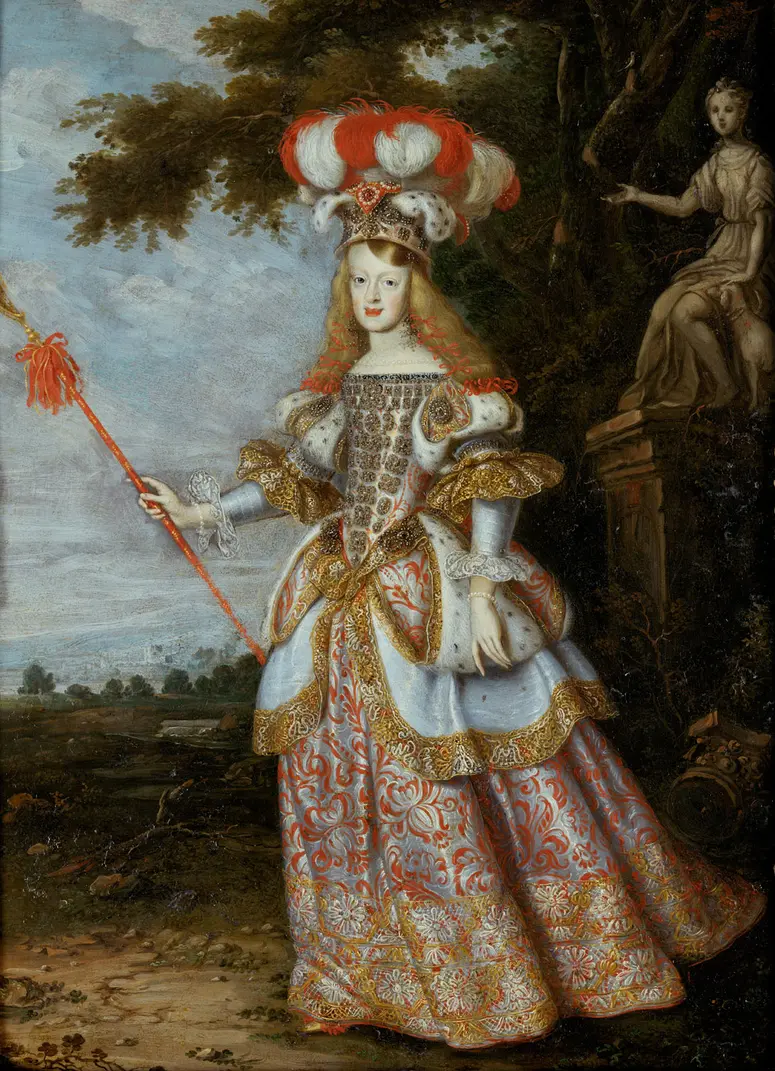 Infantin Margarita (1651-1673), Kaiserin, im Theaterkostüm