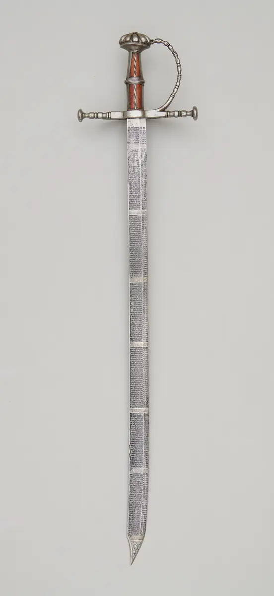 Schwert mit Kalenderklinge