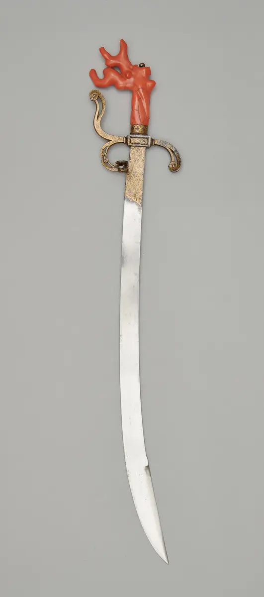 Korallensäbel, Kordelatsch, Coltelaggio, Malchus, Malchus (mit Scheide)