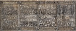 Visierung zum Kenotaph Kaiser Maximilians I. in Innsbruck, Visierung, Entwurf, Graphik