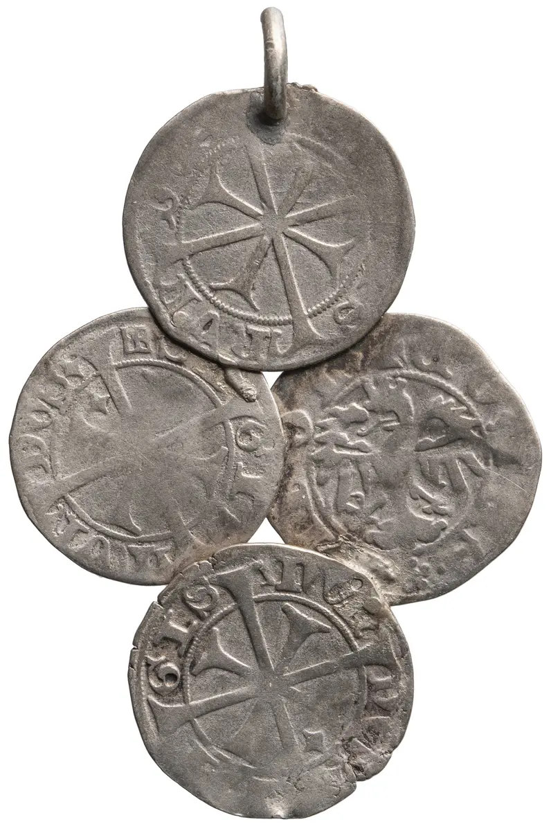 Grafen von Tirol: Sigismund (1439–1490), Anhänger aus vier Kreuzerstücken