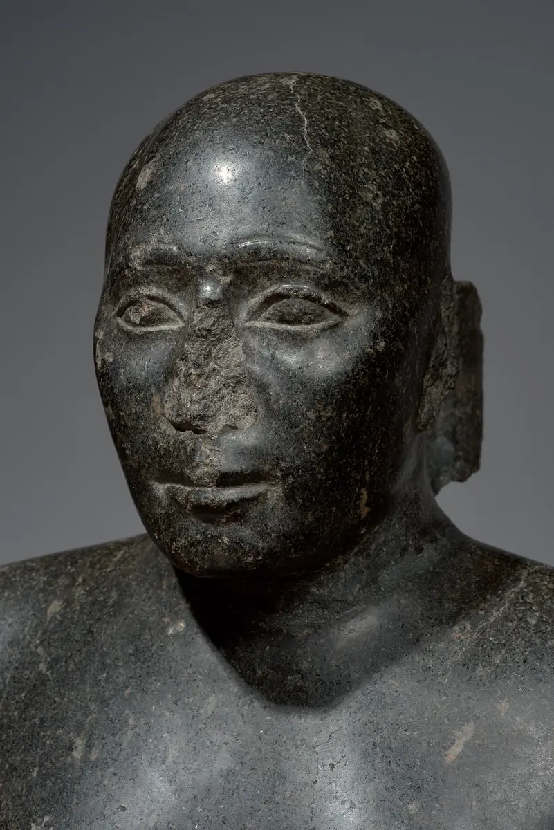 Statue of Sebek-em-saf (head)
