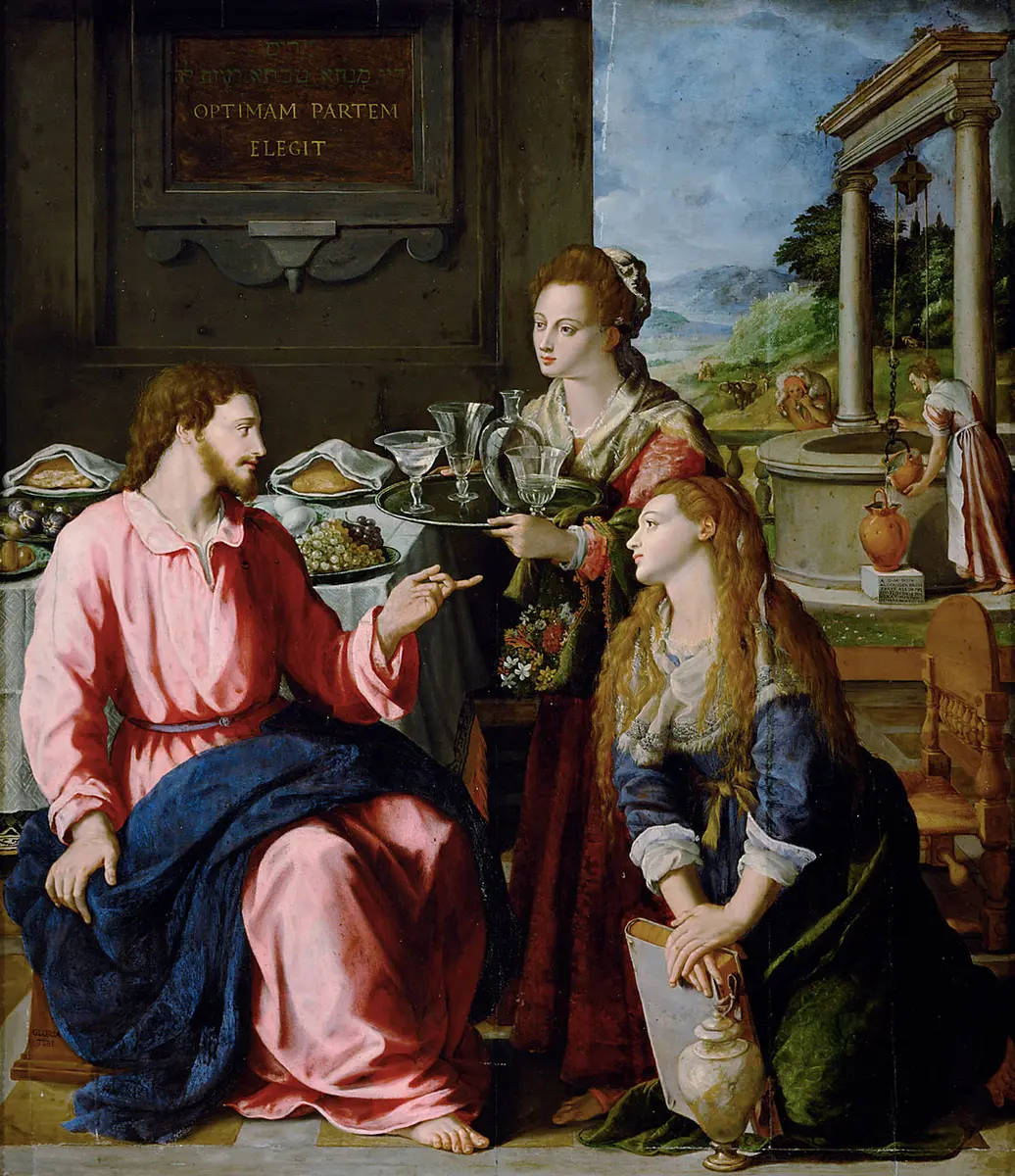 Christus bei Maria und Martha