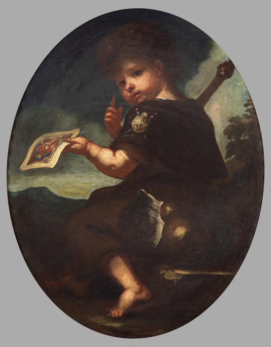 Putto als Pilger