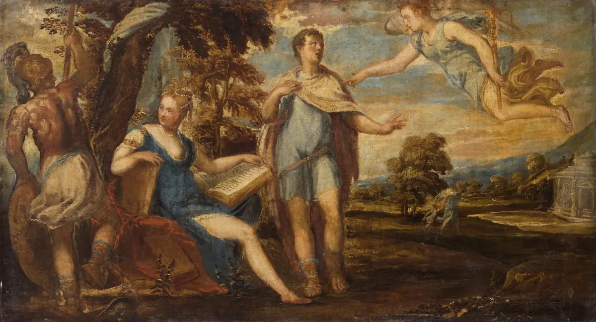 Aeneas wird von Dido wegberufen