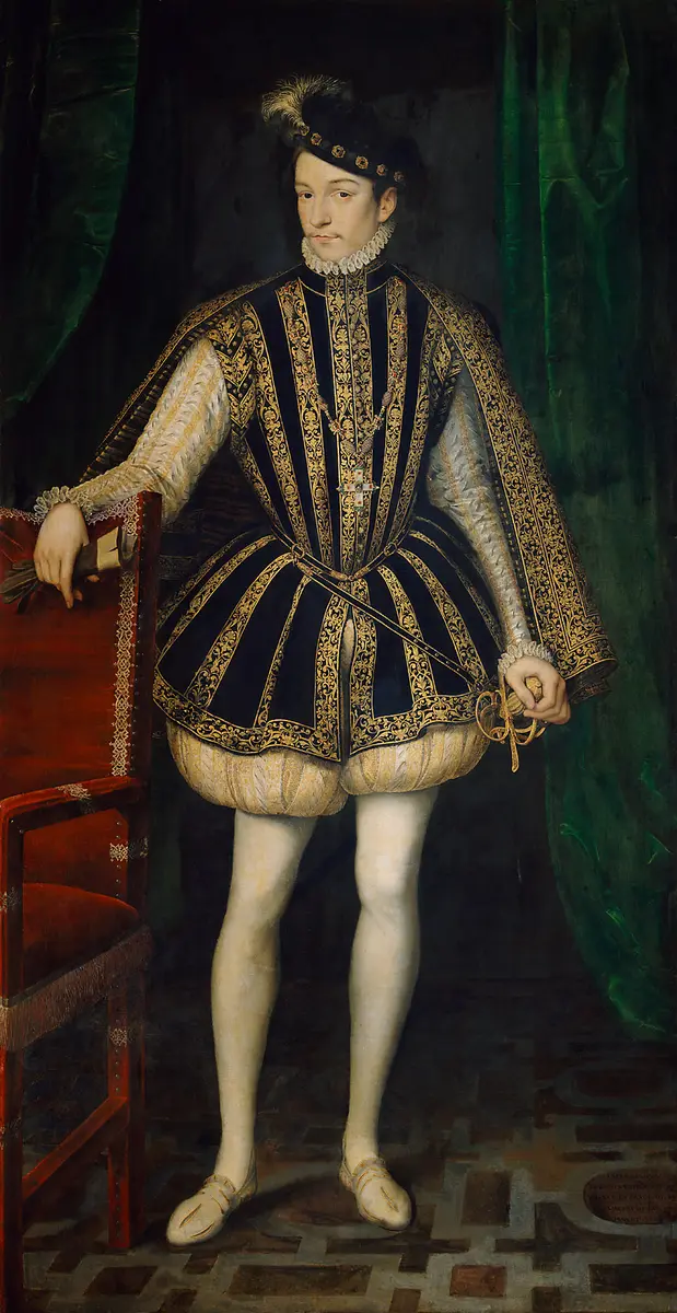 König Karl IX. von Frankreich (1550-1574), ganze Figur