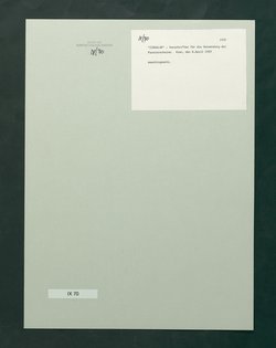 Zirkular betreffend Ausgabe von Passierscheinen