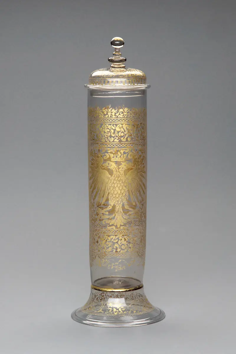Stangenglas mit Deckel