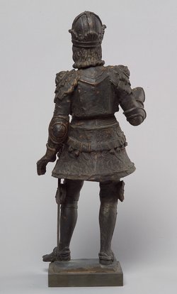 König Rudolf I. von Habsburg, Statue, Statuette, Terracotta