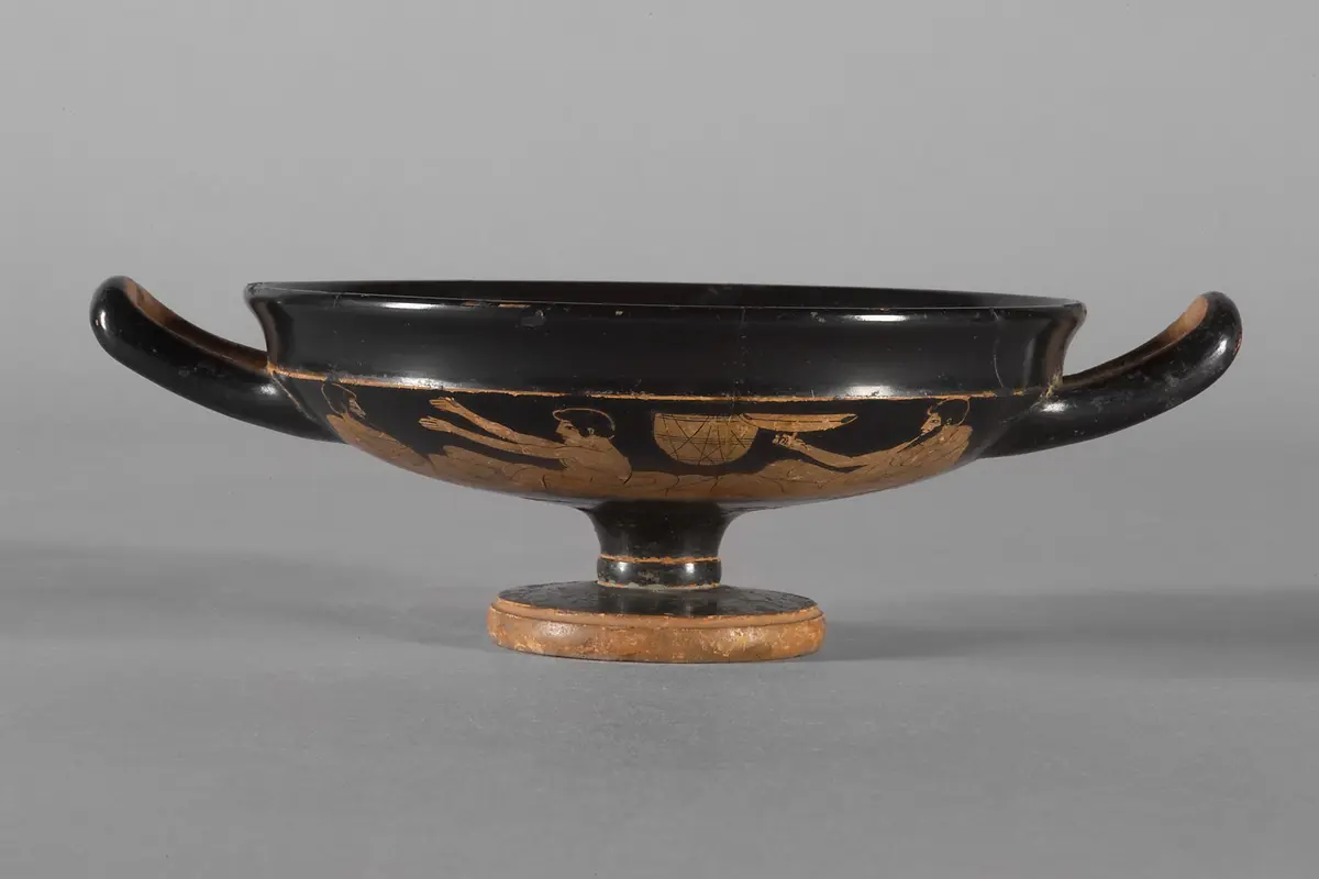 Jüngling beim Gelage