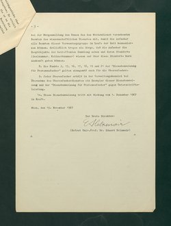 Dienstanweisungen für Postenaufseher, Portiere, die Telephonzentrale, Oberaufseher, Nachtportiere und Nachtaufseher, für den Wochendienst der Beamten und der Verwaltungskanzlei