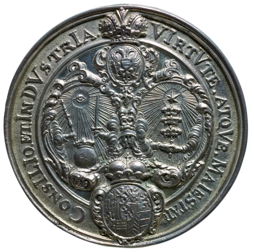 Habsburg: Kaiser Leopold I. und Eleonore Magdalena von Pfalz-Neuburg (dessen dritte Gemahlin)