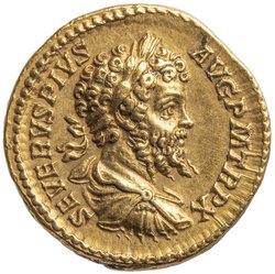 Septimius Severus mit Iulia Domna, Antoninus III. (Caracalla) und Geta (Caesar)