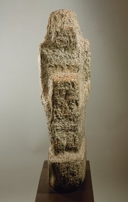 Unvollendete naophore Statue eines Mannes
