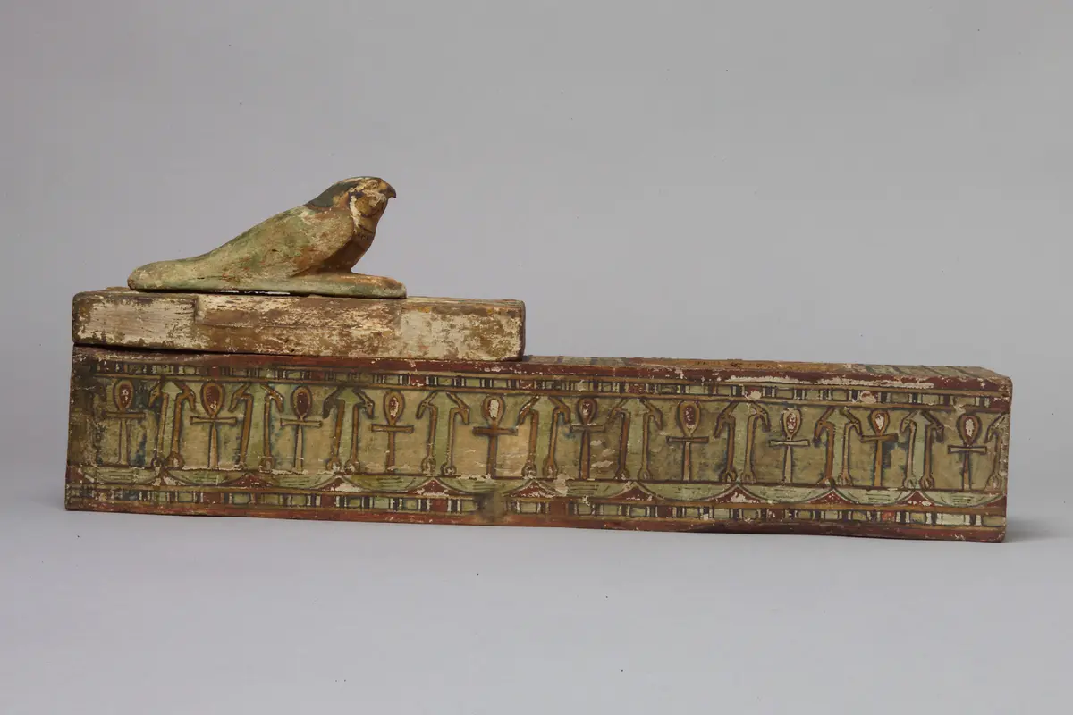 Basis für eine Ptah-Sokar-Osiris-Statuette