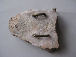 Fragment aus dem linken Teil einer Sima: Satyrknabe auf Panther