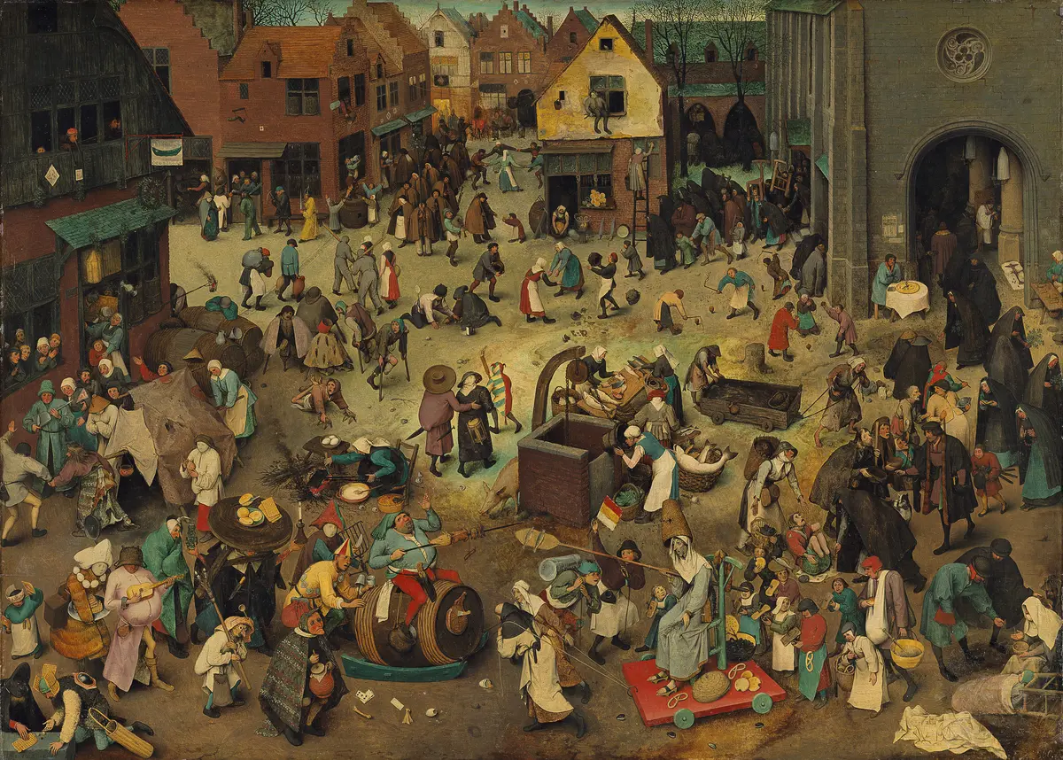 Kampf zwischen Fasching und Fasten