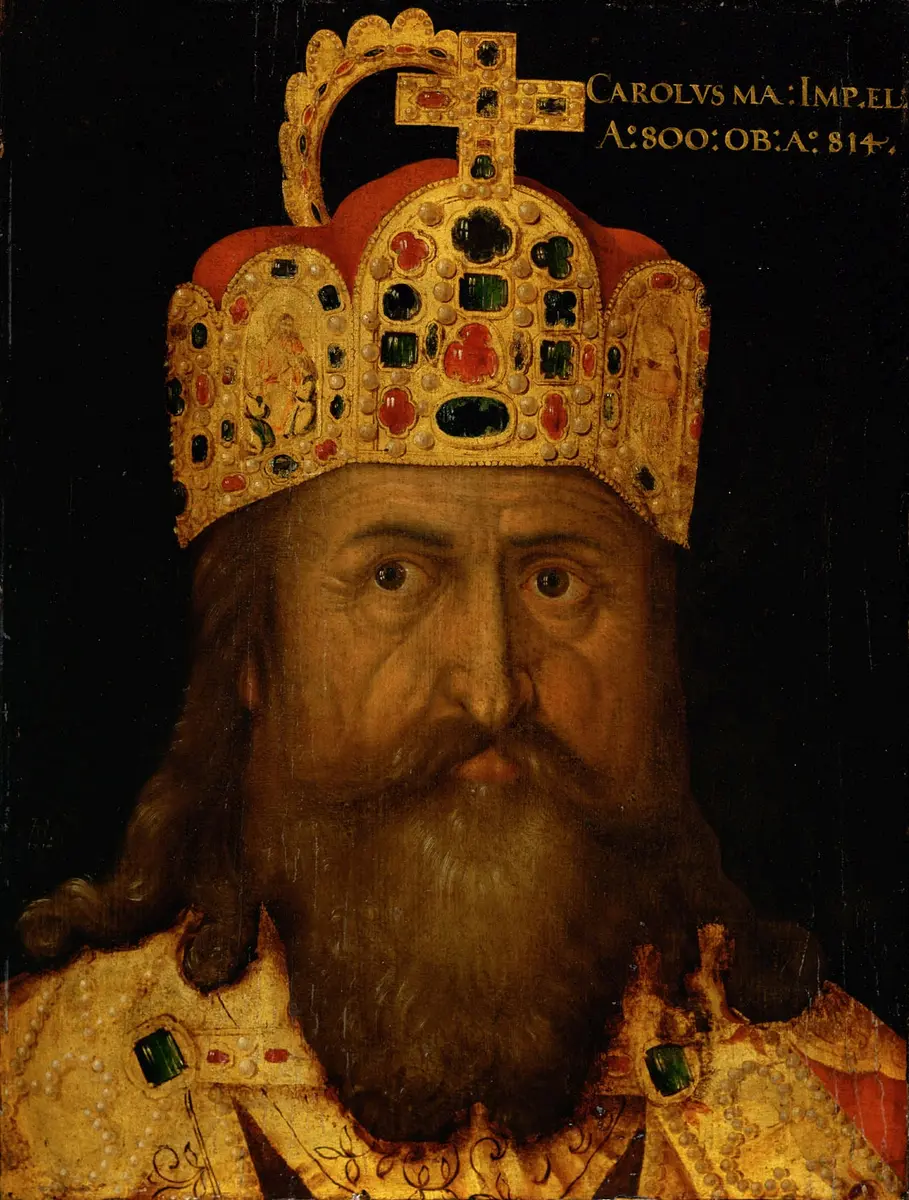 Kaiser Karl der Große (747-814), Brustbild