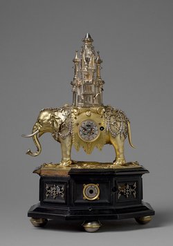 Automaton Clock in the Form of an Elephant