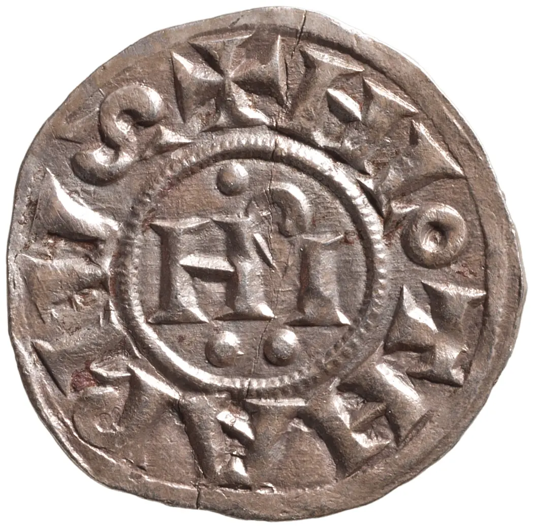 Patrimonium Petri: Leo IV. (847–855) mit Lothar I. (817/23–855)