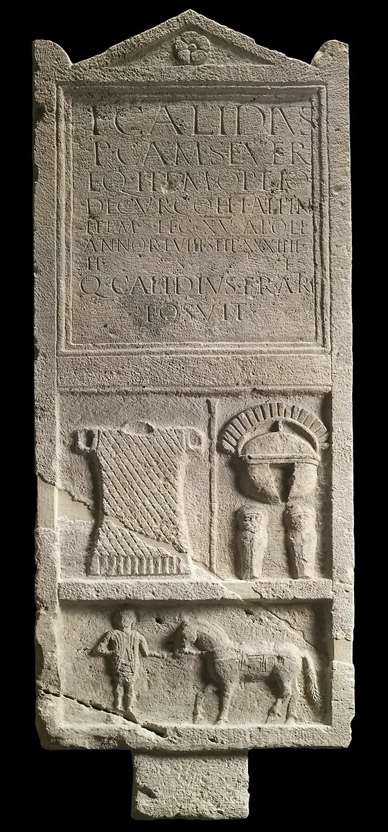 Grabstein des T. Calidius Severus