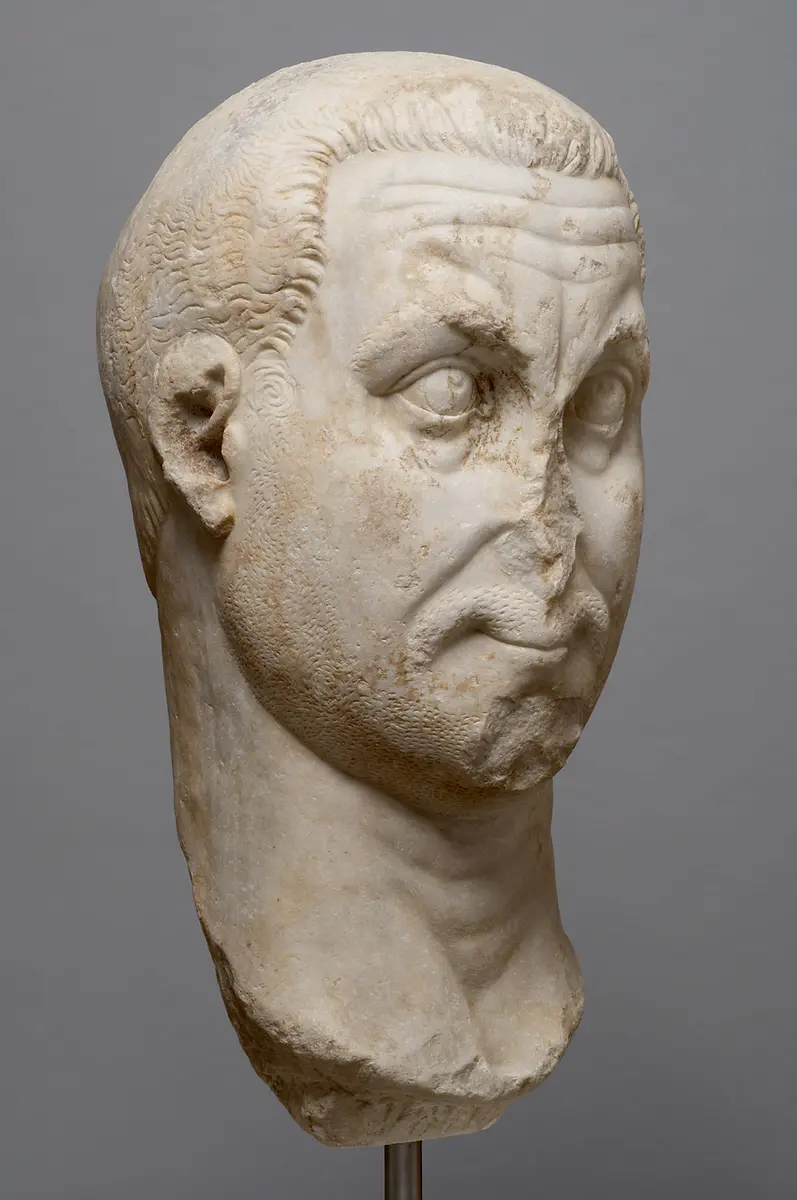 Kolossales Porträt: Kaiser Licinius