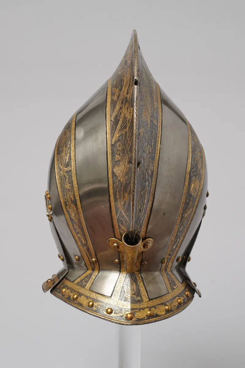 Sturmhaube der Trophäengarnitur