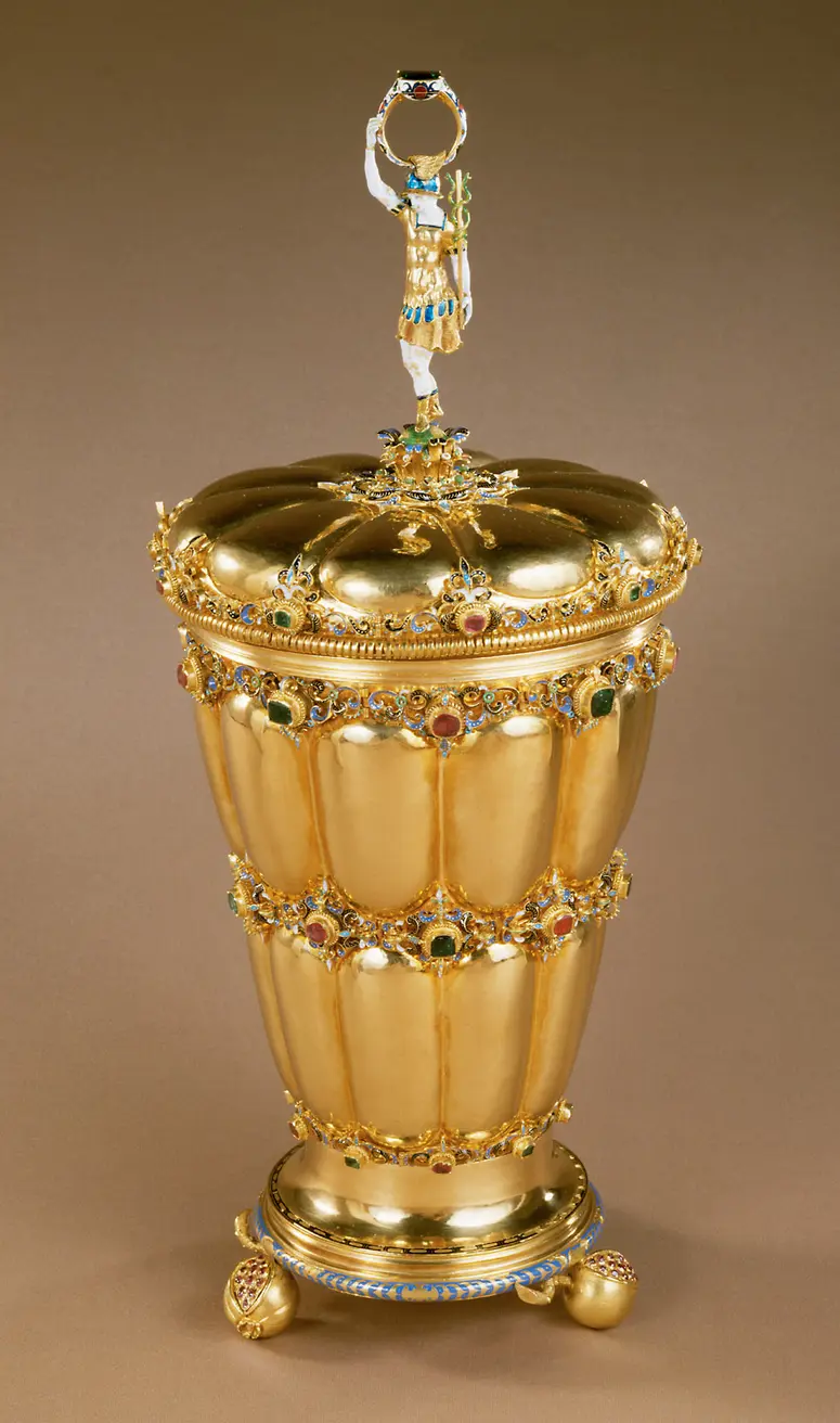 Deckelbecher, sog. Merkur-Becher
