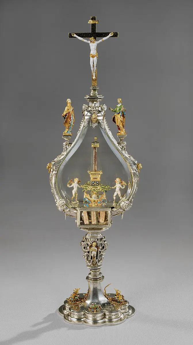 Ostensorium mit einem Dorn der Krone Christi
