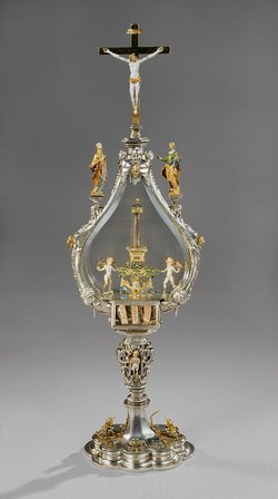 Ostensorium mit einem Dorn der Krone Christi
