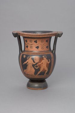 Mänade und Satyr