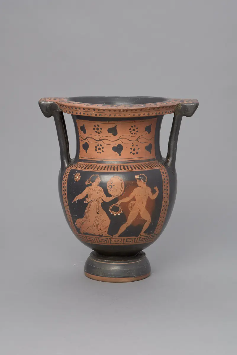 Mänade und Satyr