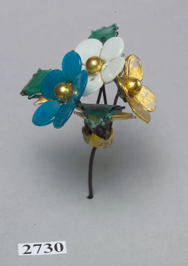Blumenbukett aus Glas
