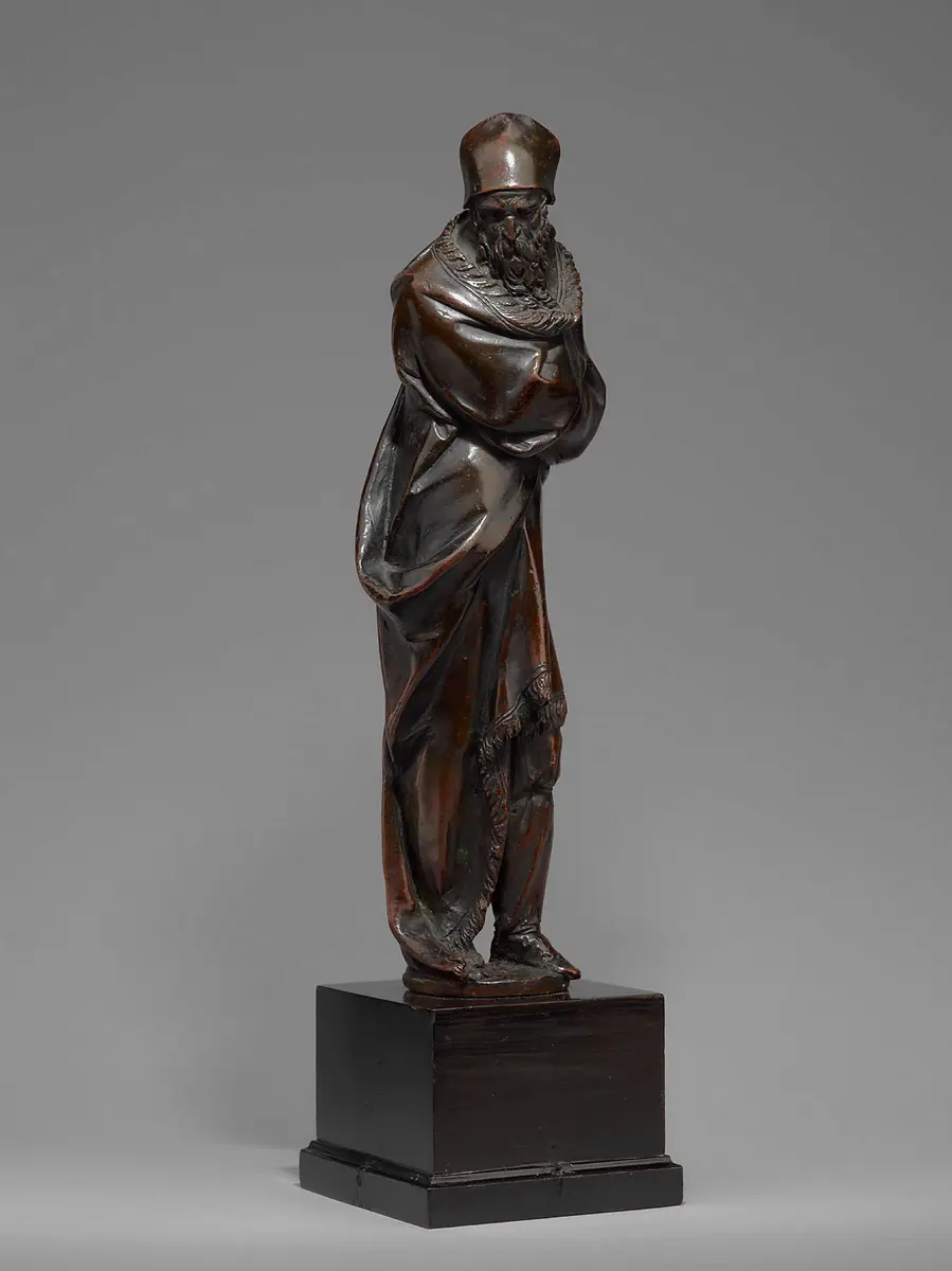 Hl. Zacharias? Allegorie des Winters? (früher: Der skythische Philosoph Anacharsis)