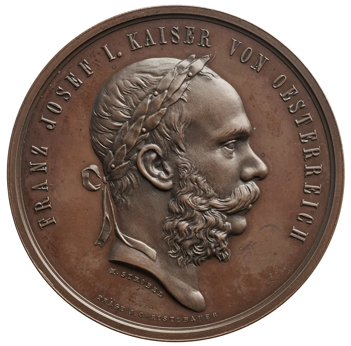 Wien: Medaille zur Erinnerung an die Weltausstellung 1873