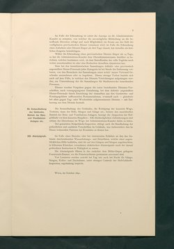 Bestimmungen für den Dienstbetrieb in den kunsthistorischen Sammlungen des Allerhöchsten Kaiserhauses