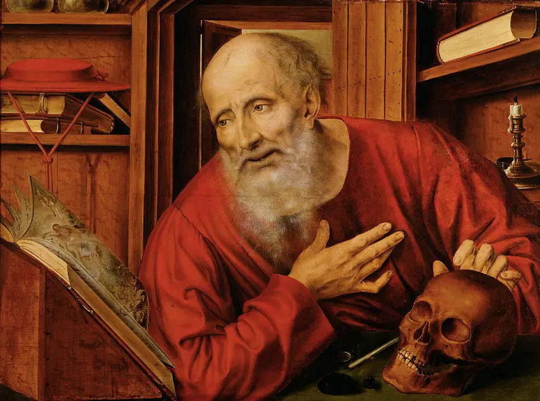 Hl. Hieronymus in der Zelle