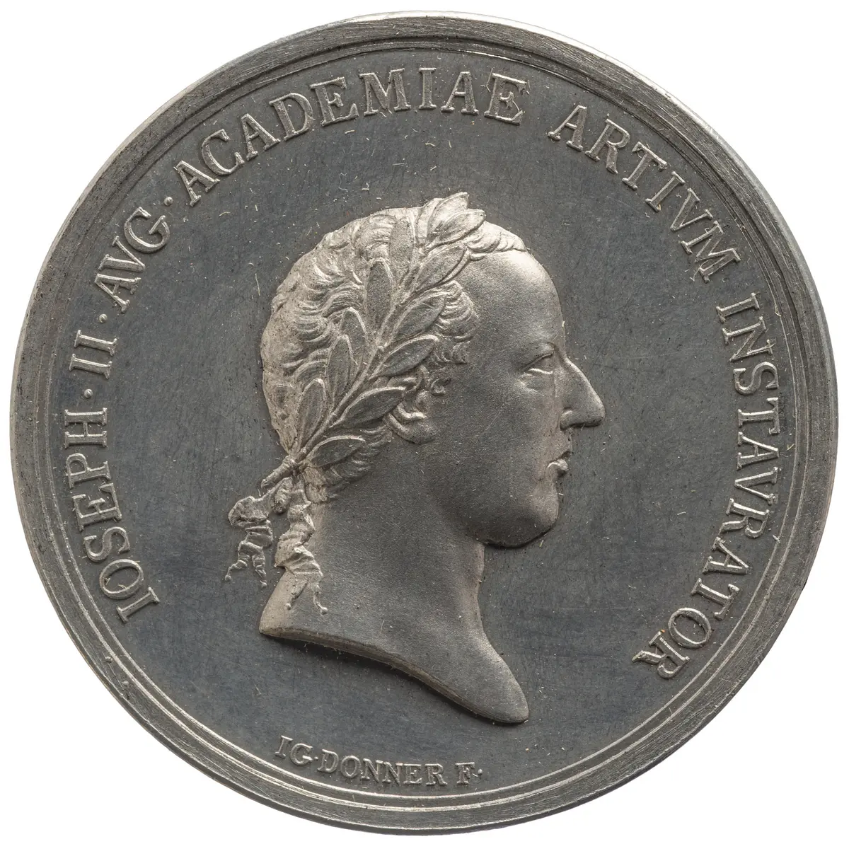 Medaille auf die Erweiterung der Akademie der Bildenden Künste in Wien