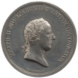 Medaille auf die Erweiterung der Akademie der Bildenden Künste in Wien