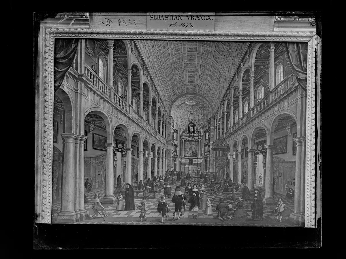 Innenansicht der Jesuitenkirche zu Antwerpen