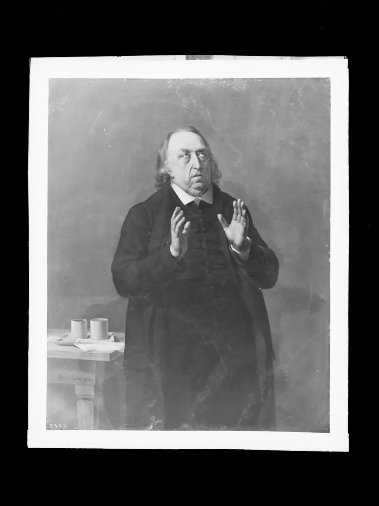 Siegfried Gotthelf Koch als als Abbé de l'Epée in