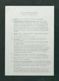 Besucherordnung