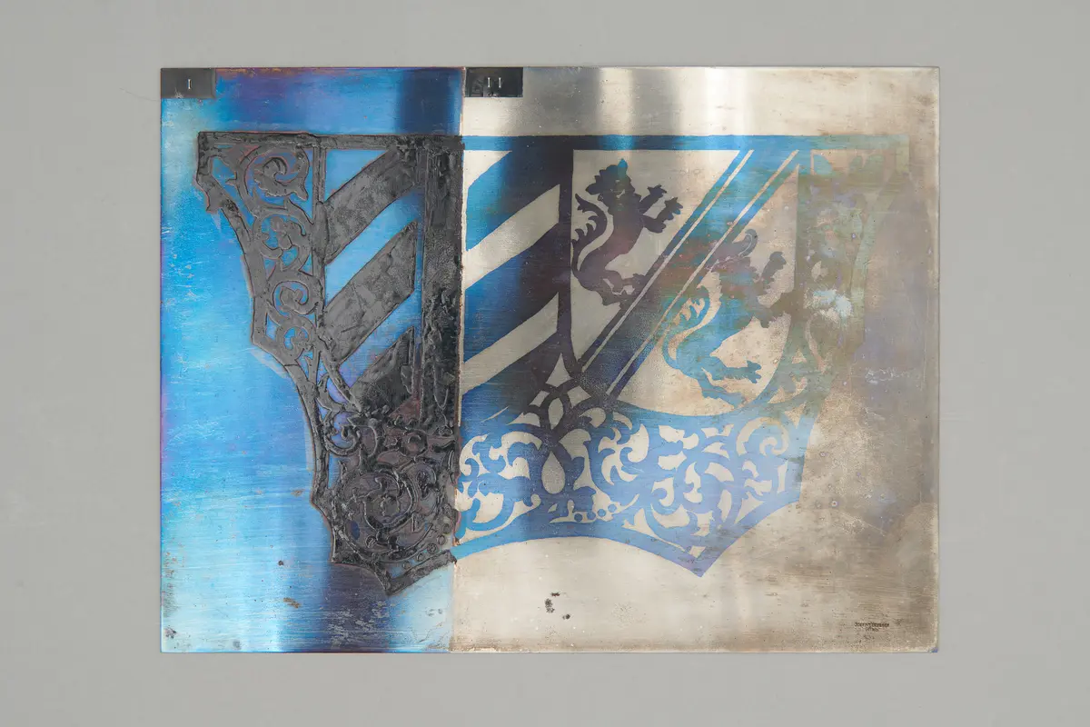 Modell zur Blauätzung