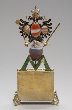 Probierstein mit kaiserlichem Doppeladler