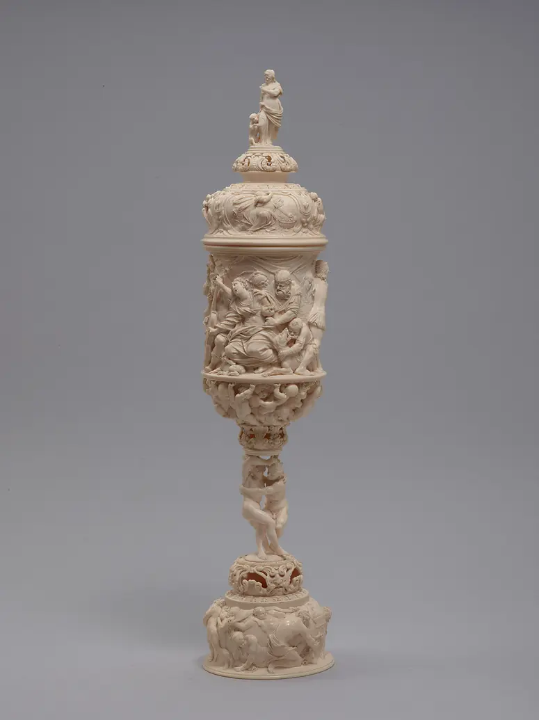 Lidded Cup with Rosamund and Alboin