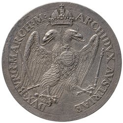 Haus Österreich: Kaiser Rudolf II. - Modell/Vorlagestück für einen Taler