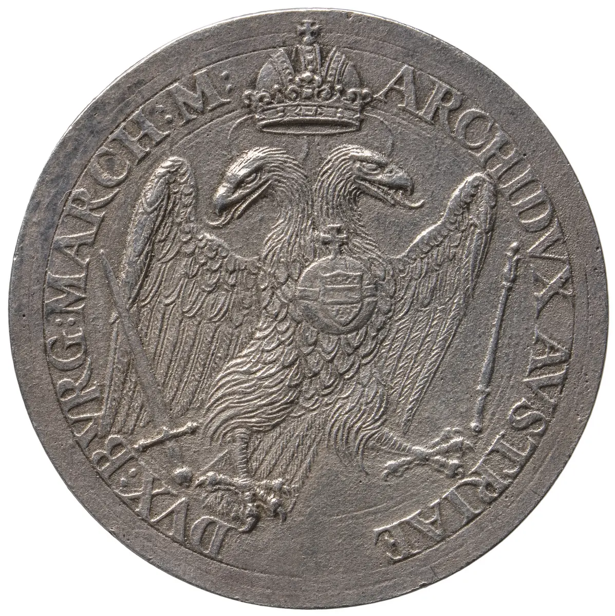 Haus Österreich: Kaiser Rudolf II. - Modell/Vorlagestück für einen Taler
