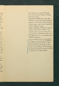 handschriftliche Dienstordnung für Museumsaufseher